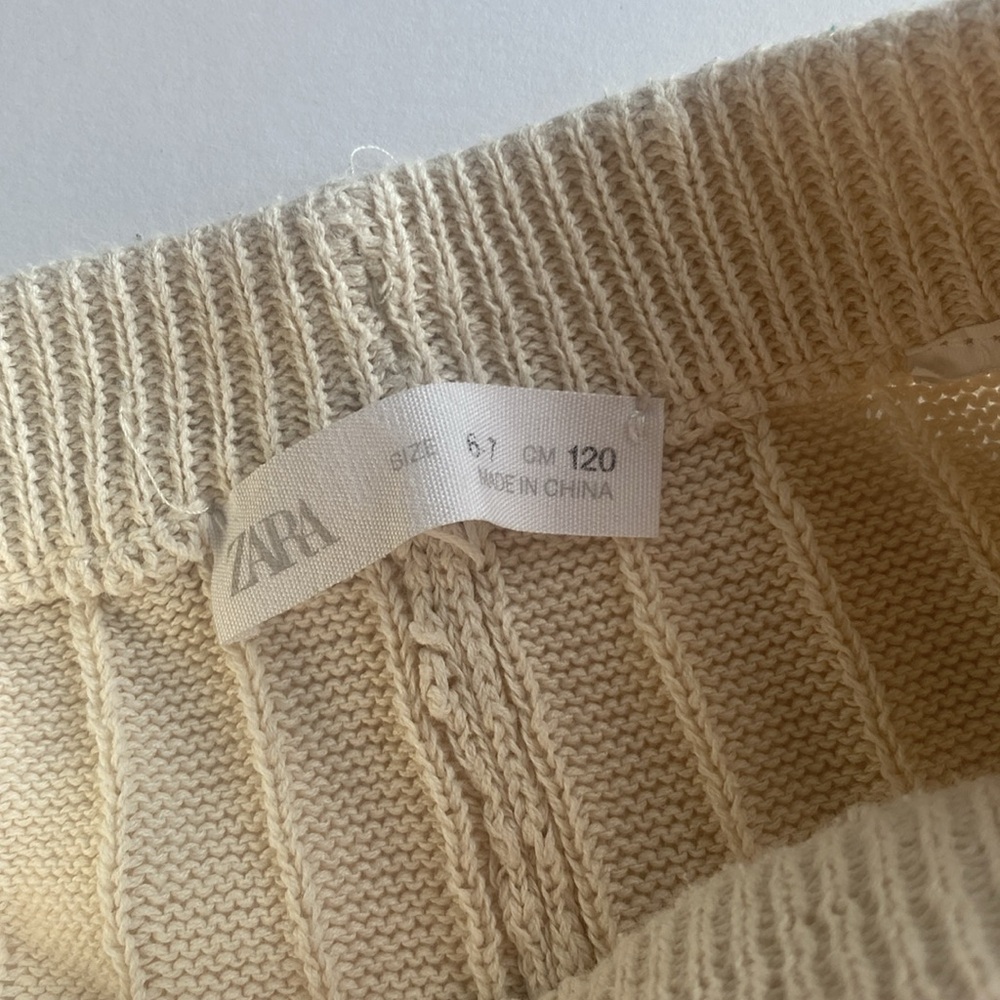 Zara Ribbed Knit Pants - Picture 4 of 5